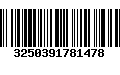 Código de Barras 3250391781478