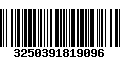 Código de Barras 3250391819096