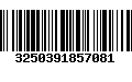 Código de Barras 3250391857081