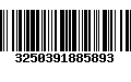 Código de Barras 3250391885893