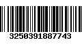 Código de Barras 3250391887743