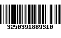 Código de Barras 3250391889310