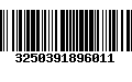 Código de Barras 3250391896011