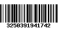 Código de Barras 3250391941742