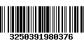 Código de Barras 3250391980376