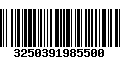 Código de Barras 3250391985500