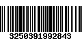 Código de Barras 3250391992843