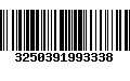 Código de Barras 3250391993338