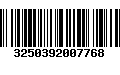 Código de Barras 3250392007768