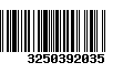 Código de Barras 3250392035