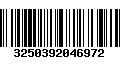 Código de Barras 3250392046972