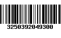 Código de Barras 3250392049300