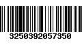 Código de Barras 3250392057350