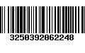 Código de Barras 3250392062248