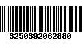 Código de Barras 3250392062880