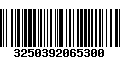 Código de Barras 3250392065300