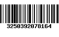 Código de Barras 3250392078164