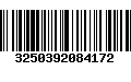 Código de Barras 3250392084172