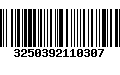 Código de Barras 3250392110307