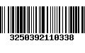 Código de Barras 3250392110338