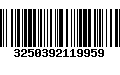 Código de Barras 3250392119959