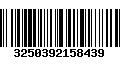 Código de Barras 3250392158439