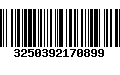 Código de Barras 3250392170899