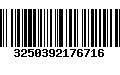 Código de Barras 3250392176716