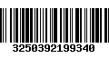 Código de Barras 3250392199340