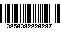 Código de Barras 3250392220297