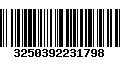 Código de Barras 3250392231798