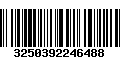 Código de Barras 3250392246488