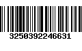 Código de Barras 3250392246631