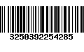 Código de Barras 3250392254285