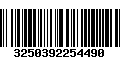 Código de Barras 3250392254490