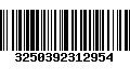 Código de Barras 3250392312954