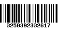 Código de Barras 3250392332617