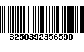 Código de Barras 3250392356590