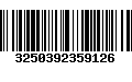 Código de Barras 3250392359126