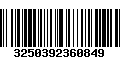 Código de Barras 3250392360849