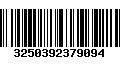 Código de Barras 3250392379094