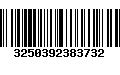 Código de Barras 3250392383732