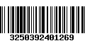 Código de Barras 3250392401269