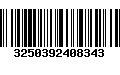 Código de Barras 3250392408343