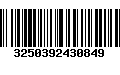 Código de Barras 3250392430849