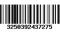 Código de Barras 3250392437275