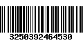 Código de Barras 3250392464530