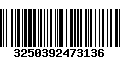 Código de Barras 3250392473136