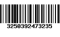 Código de Barras 3250392473235