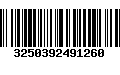 Código de Barras 3250392491260